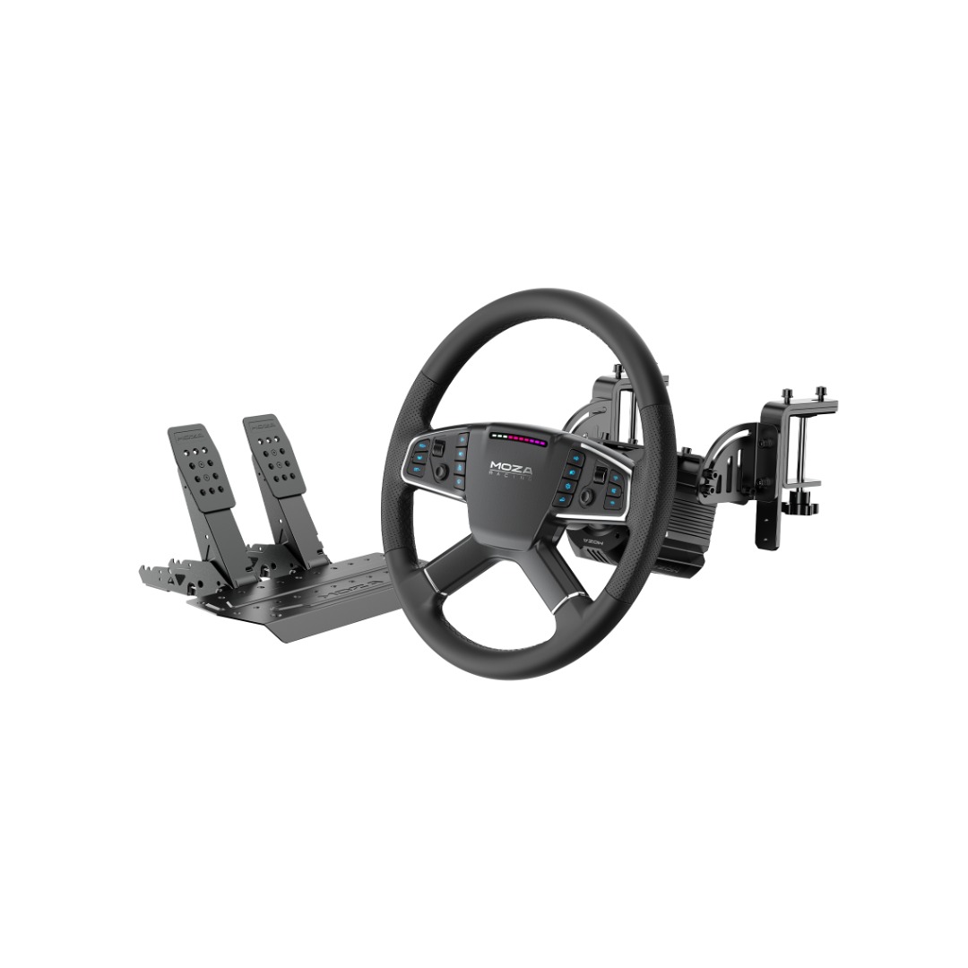 MOZA R5 Pro Truck – חבילת סימולטור נהיגת משאיות בעוצמת 6Nm