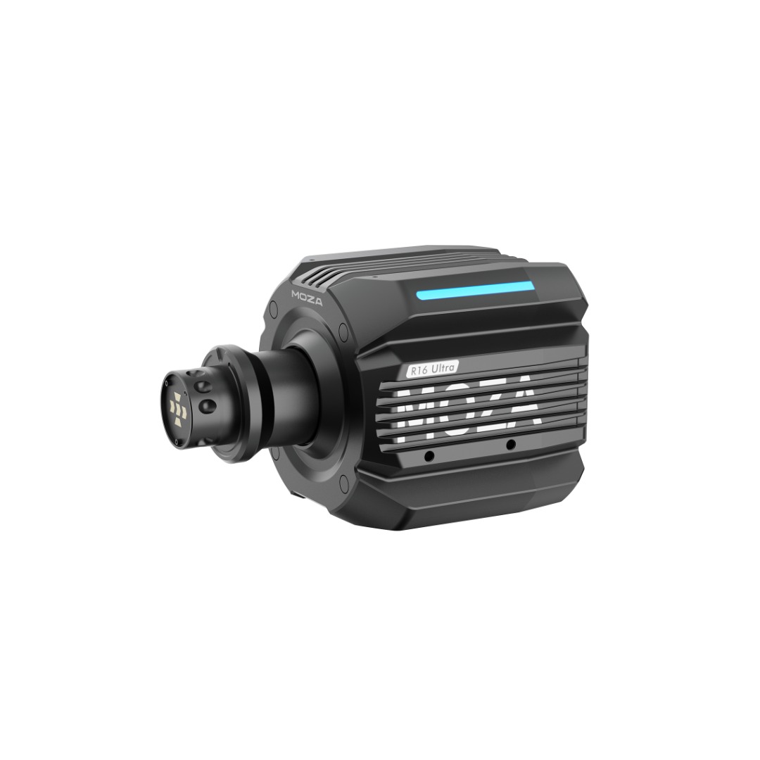 MOZA R16 Ultra – בסיס הגה Direct Drive בעוצמת 16Nm מתמשך