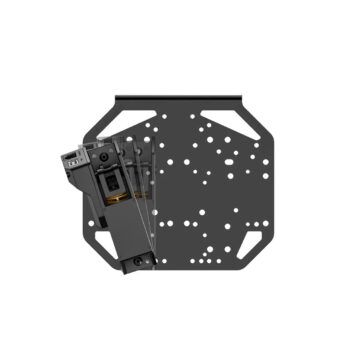 MOZA Universal Mounting Plate – פלטת ההרכבה עם תושבת – מבט מזווית