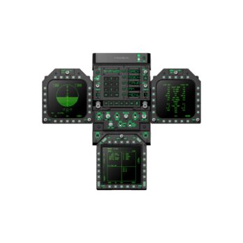 MOZA FMP18 Panel Bundle – פאנל טיסה נושאת מטוסים עם שני צגים ריבועיים 7.1 אינץ'