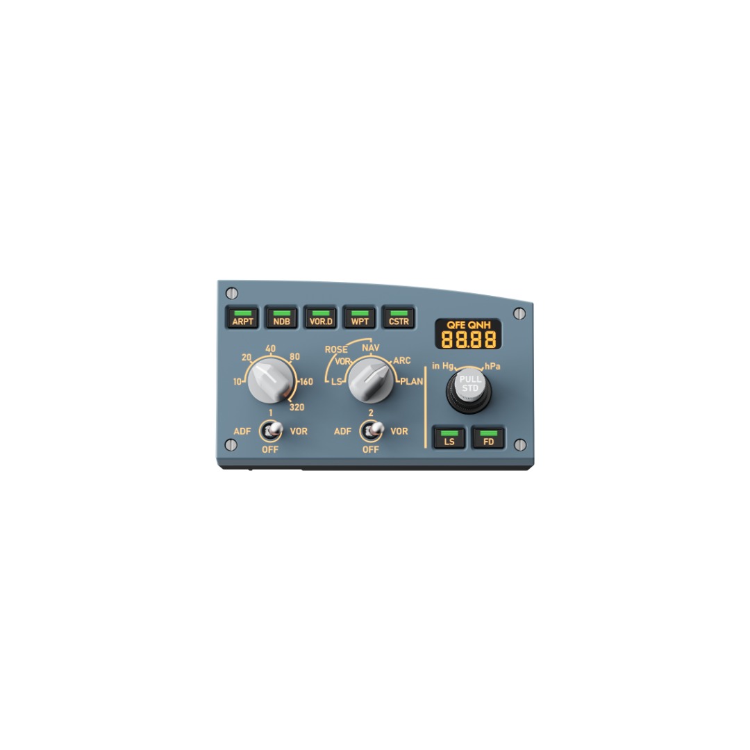 MOZA MA3F Electronic Flight Control Modules R – מודול EFIS ימין להרחבת פאנל A320
