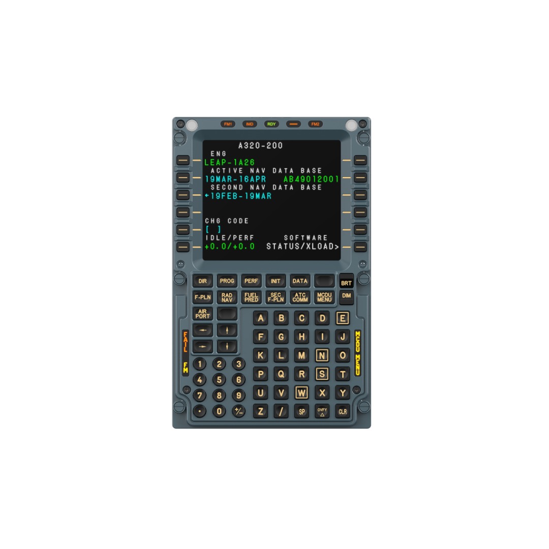 MOZA MA3F Flight Computer Display – פאנל MCDU בהשראת איירבוס A320 עם צג 5.1 אינץ'