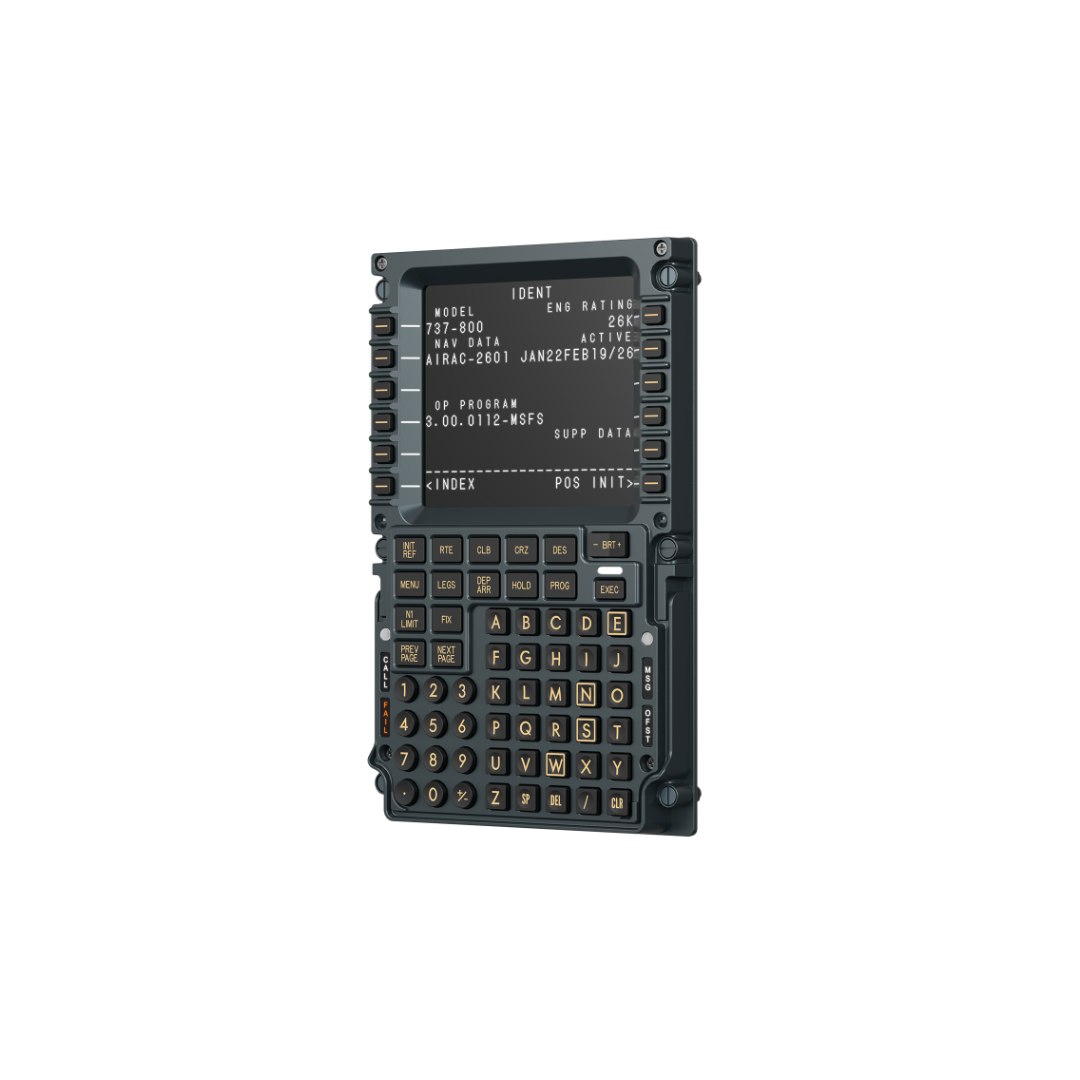 MOZA MB7F Flight Computer Display – מבט מזווית