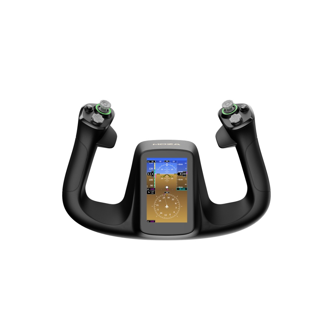 MOZA MFY Pro – יוק עם מסך מגע 4.3 אינץ' ו-26 בקרים