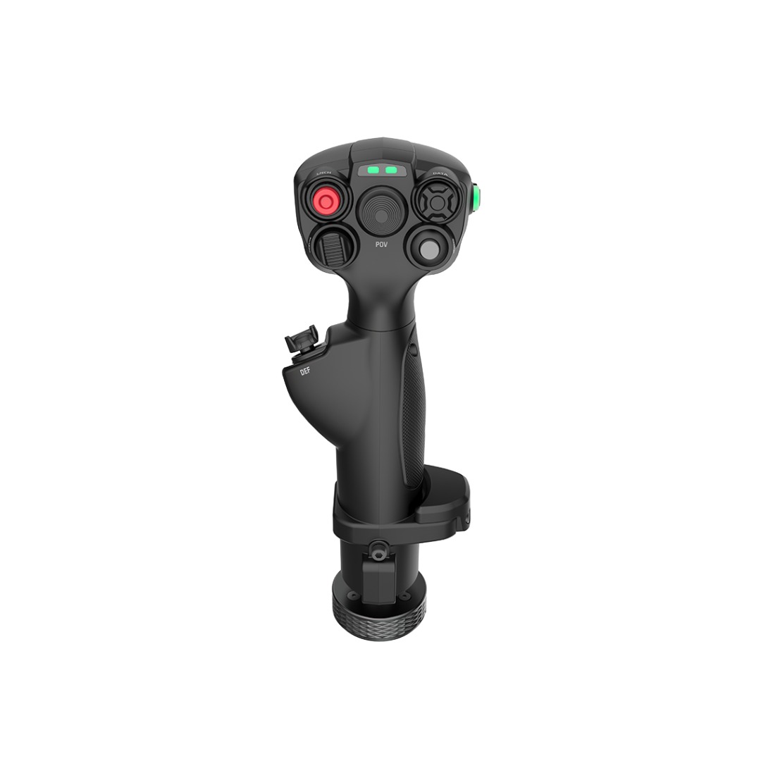 MOZA MHG – ידית טיסה קרבית עם חיישני Hall ותאורת RGB