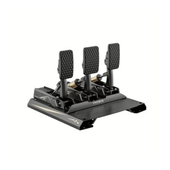MOZA CRP2 Pedals – עם דוושת קלאץ' – מבט מהצד
