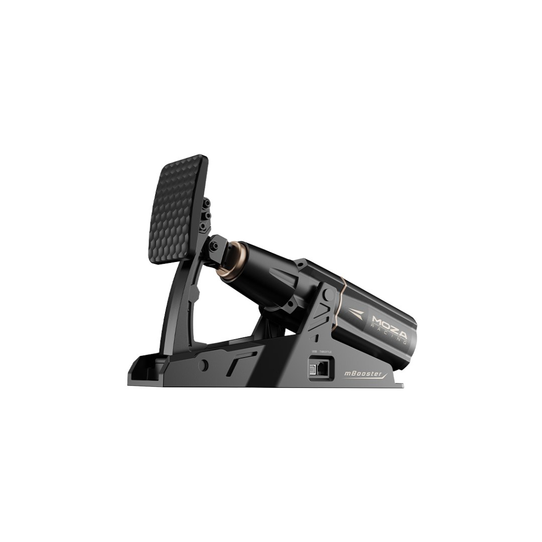 MOZA mBooster Active Pedal – מבט מהצד