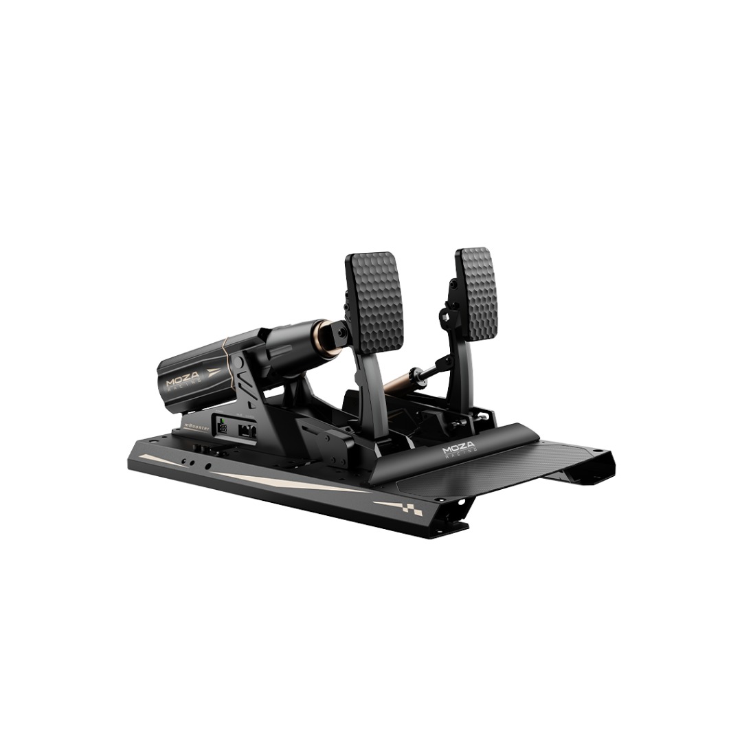 MOZA mBooster Pedal Set – סט דוושות גז ובלם אקטיבי עם משוב כוח