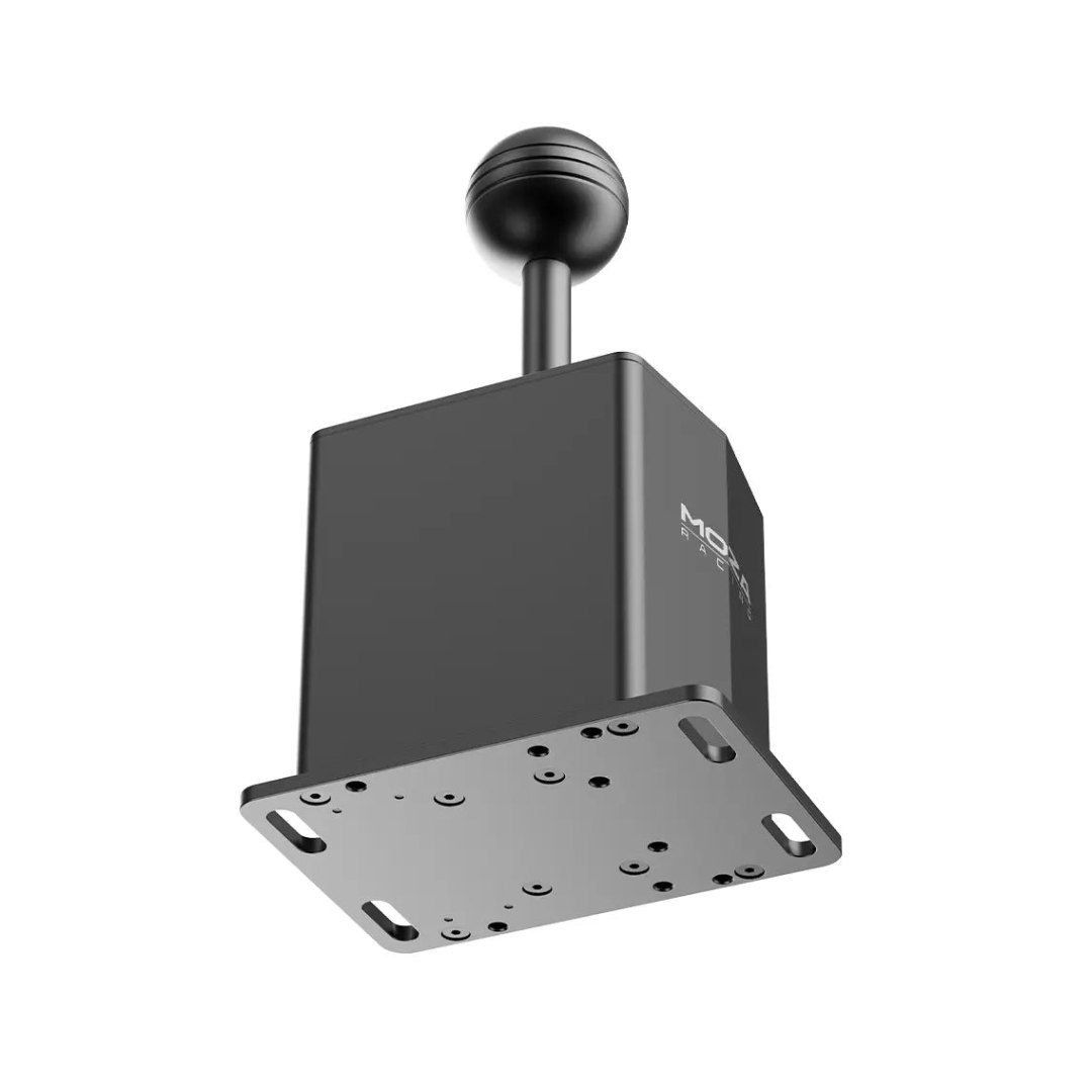 MOZA HGP Shifter – עם פלטת הרכבה – מבט מזווית