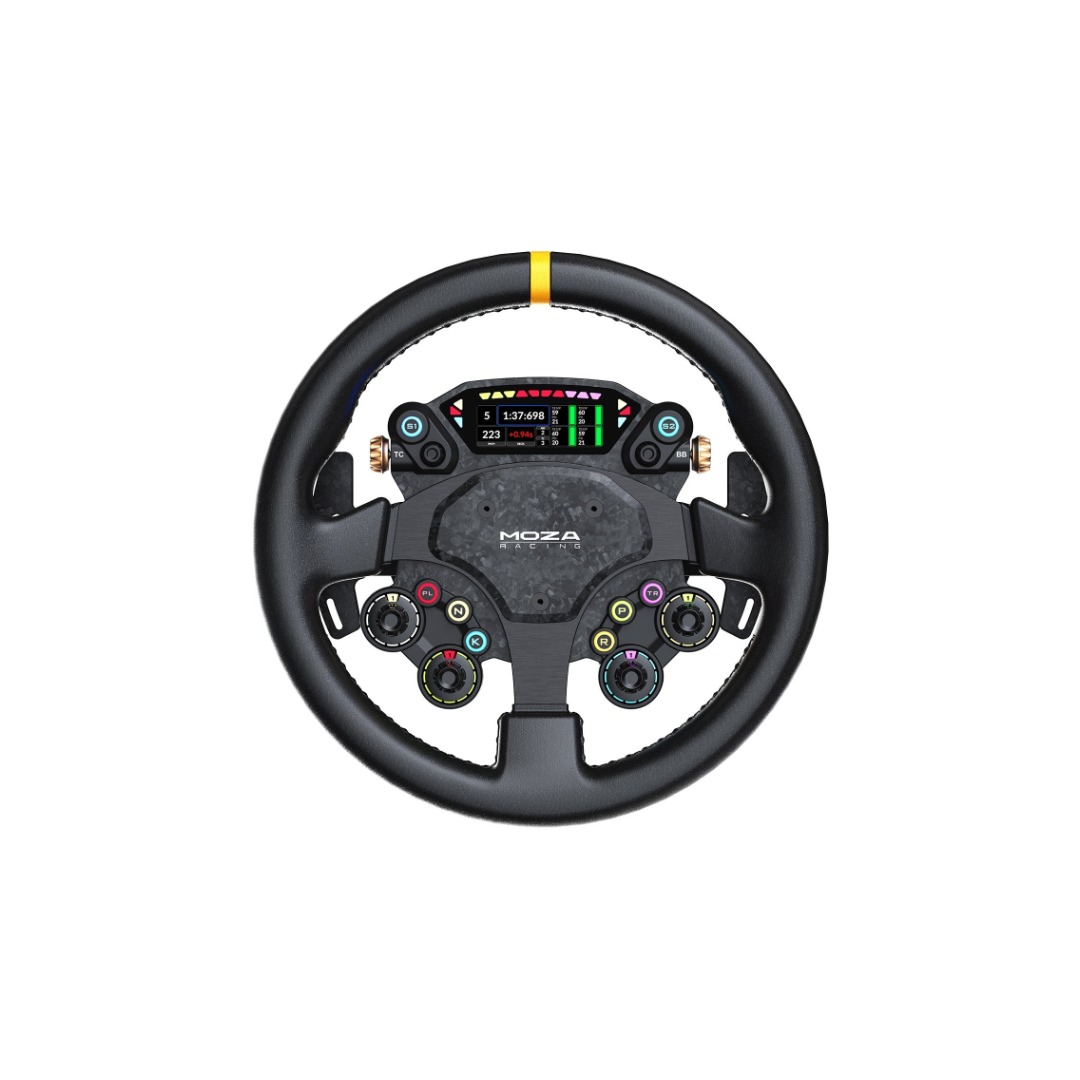 MOZA CS Pro – חישוק הגה עם צג HD בקוטר 325 מ