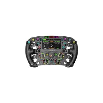MOZA FSR V2 – חישוק פורמולה עם מסך מגע 4.3 אינץ' ו-6 ידיות הילוכים