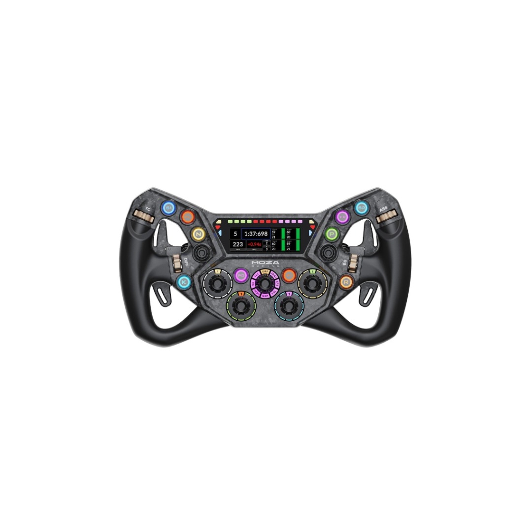 MOZA KS Pro – חישוק GT פתוח עם מסך HD בקוטר 300 מ