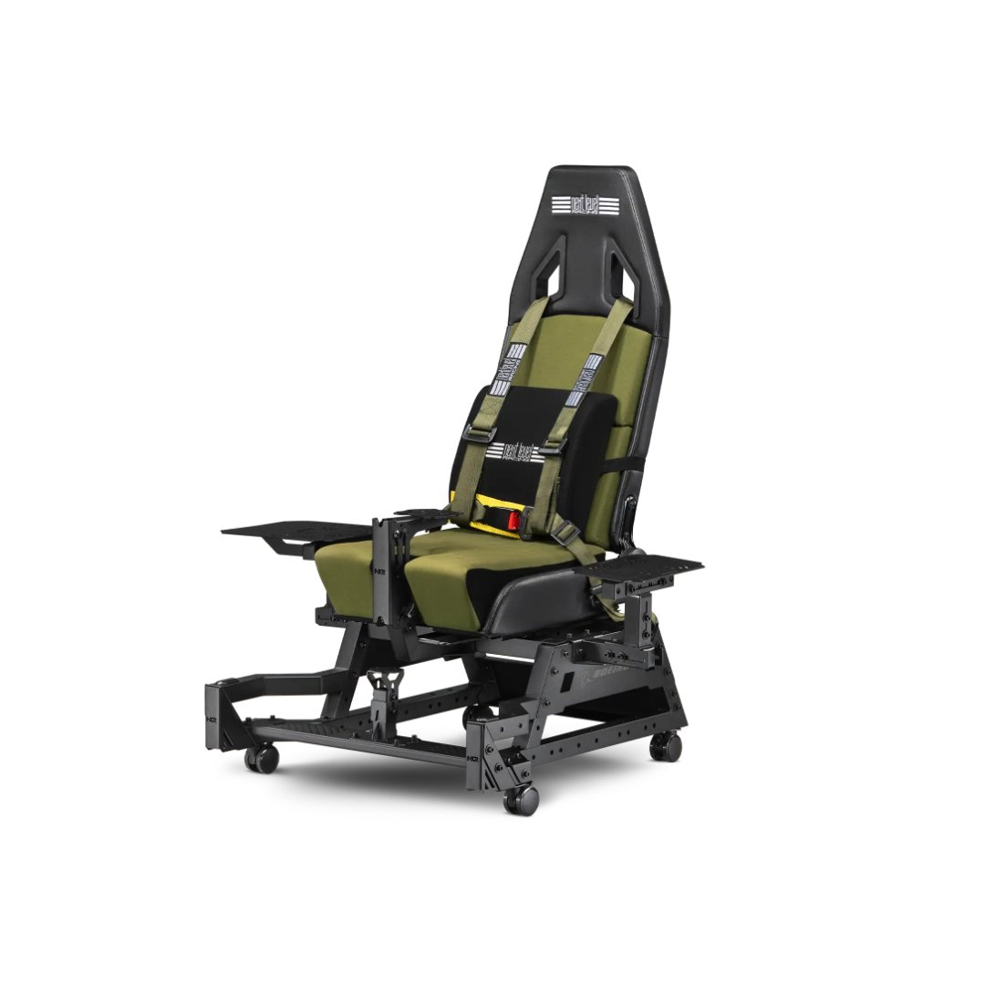 Next Level Racing Flight Seat Pro Boeing Military Edition – מבט מזווית