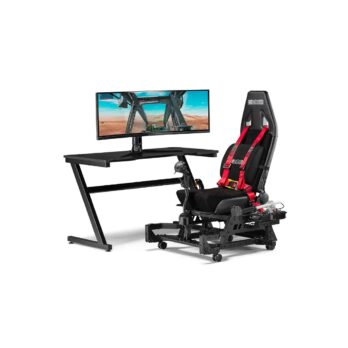 Next Level Racing Flight Seat Pro – עם שולחן ומסכים