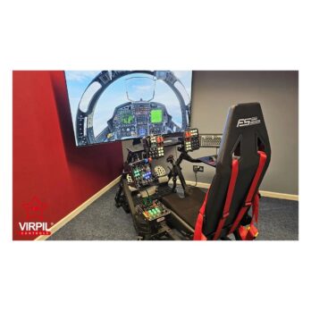Next Level Racing Flight Simulator – עם שלושה מסכים
