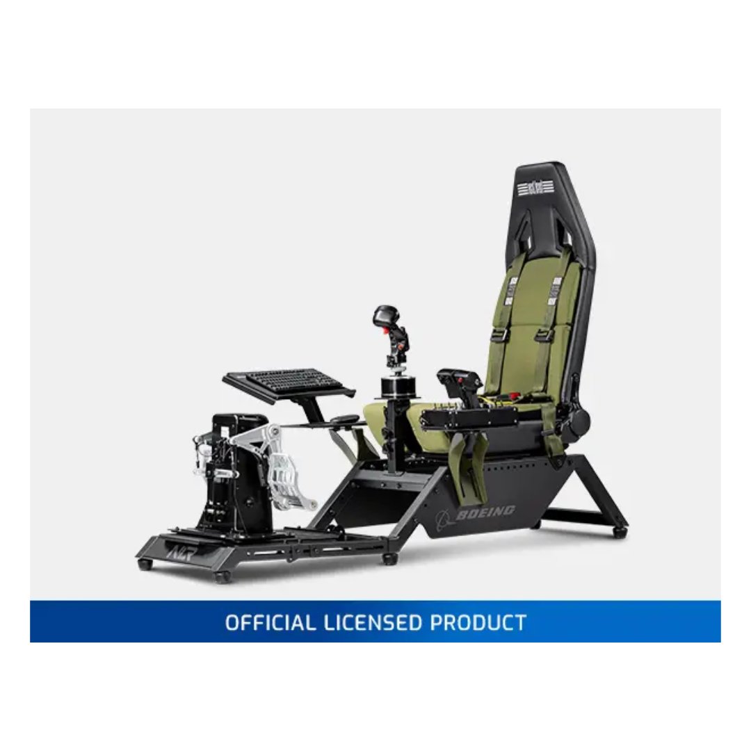עמדת סימולטור טיסה במהדורה צבאית – Next Level Racing Boeing Flight Simulator Military Edition