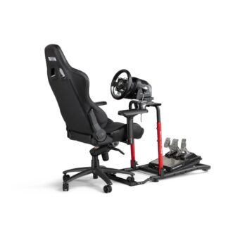 Next Level Racing Wheel Stand Lite 2.0 – עם הגה, דוושות וכיסא
