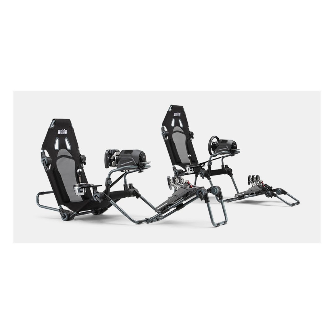 Next Level Racing F-GT Lite Carbon Grey Cockpit – עם הגה ודוושות