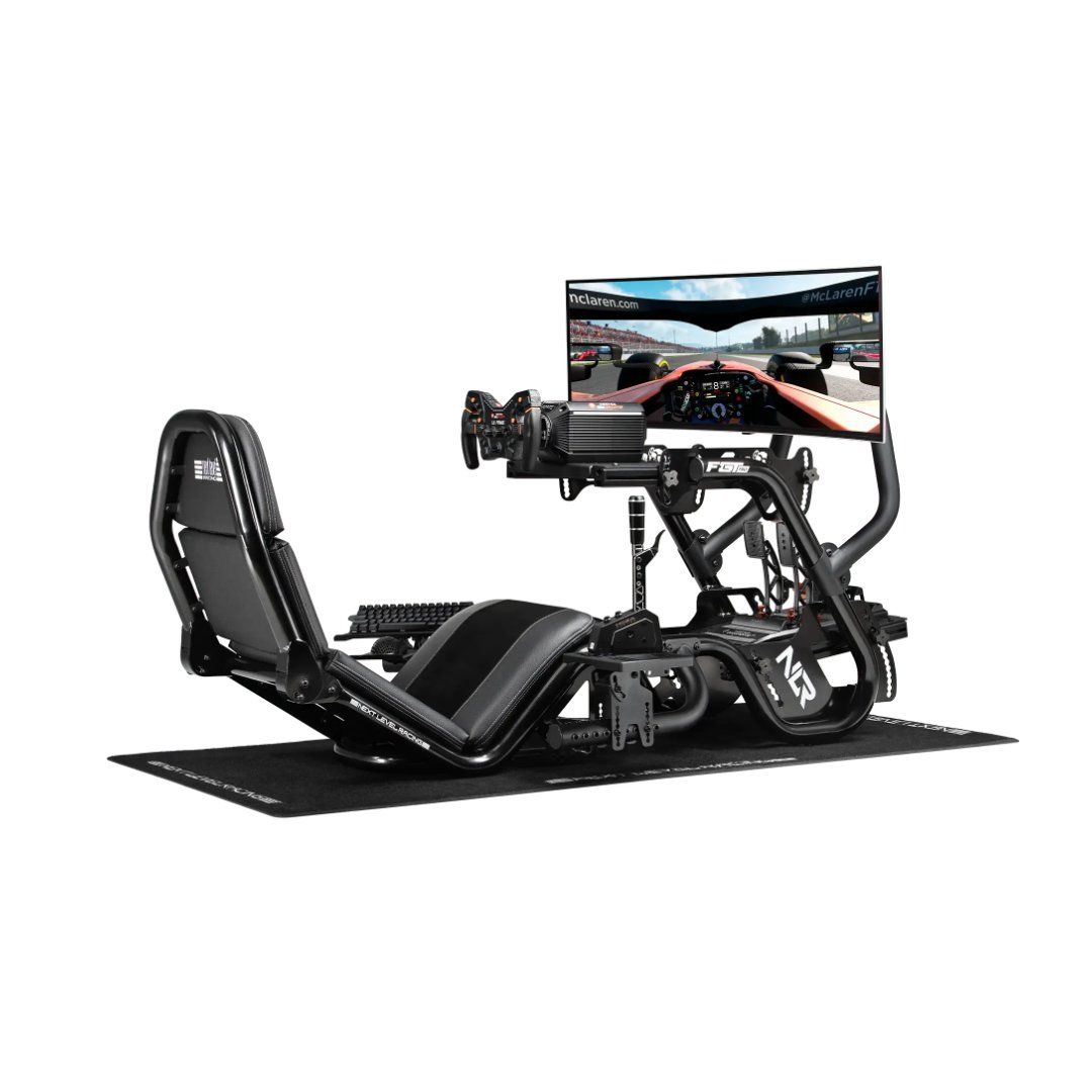 Next Level Racing F-GT Pro Direct Keyboard and Mouse Tray – מותקן על עמדת F-GT Pro