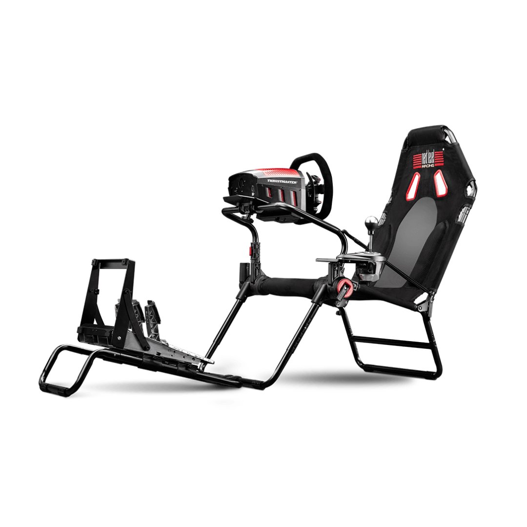 Next Level Racing GTLite Cockpit – עם הגה ודוושות – מבט מהצד