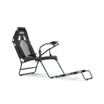 עמדת נהיגה קומפקטית בגימור אפור קרבון – Next Level Racing GTLite Carbon Grey Cockpit