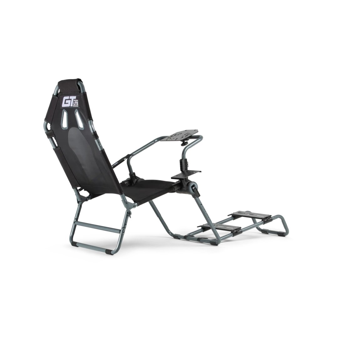 Next Level Racing GTLite Carbon Grey Cockpit – מבט מזווית