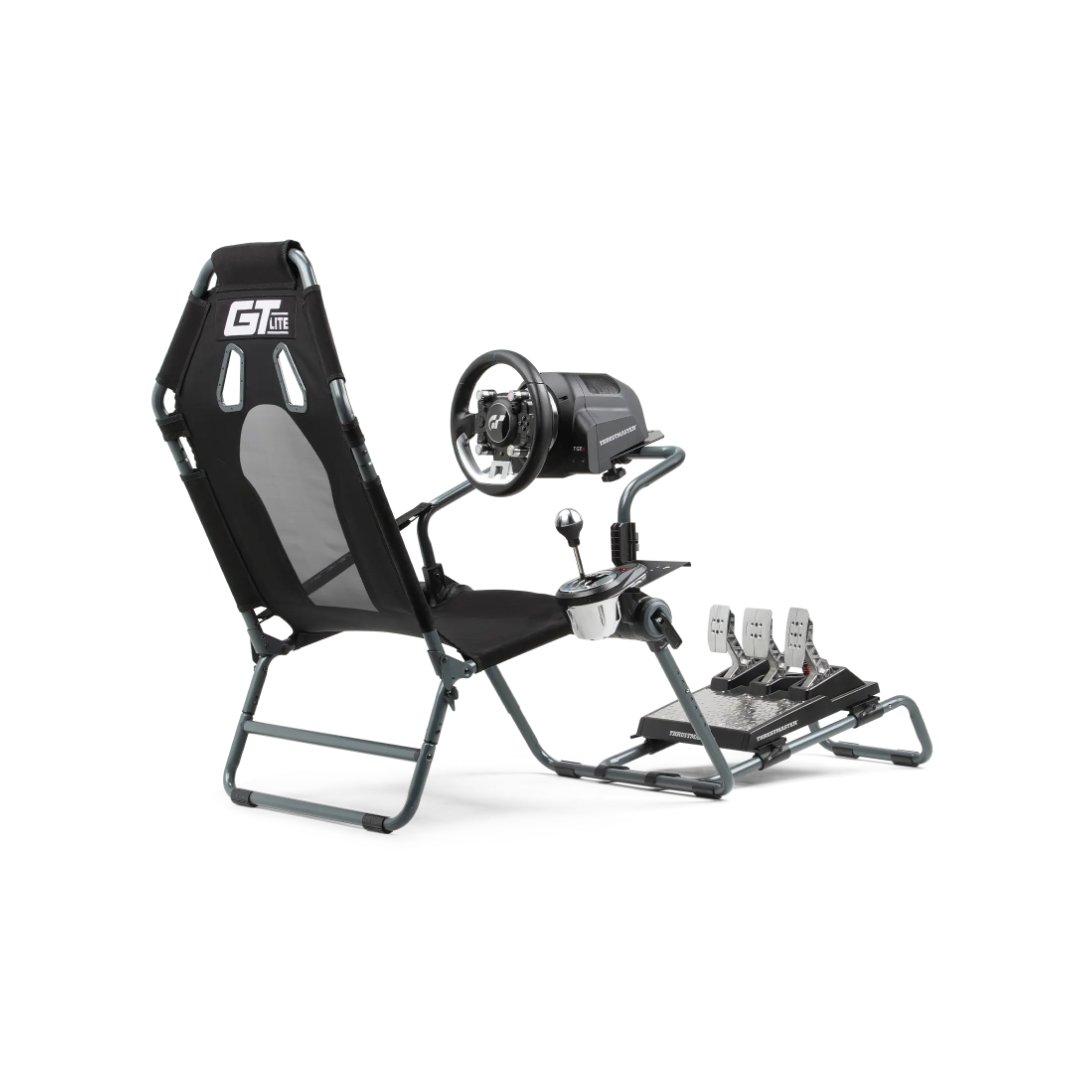 Next Level Racing GTLite Carbon Grey Cockpit – עם הגה ודוושות
