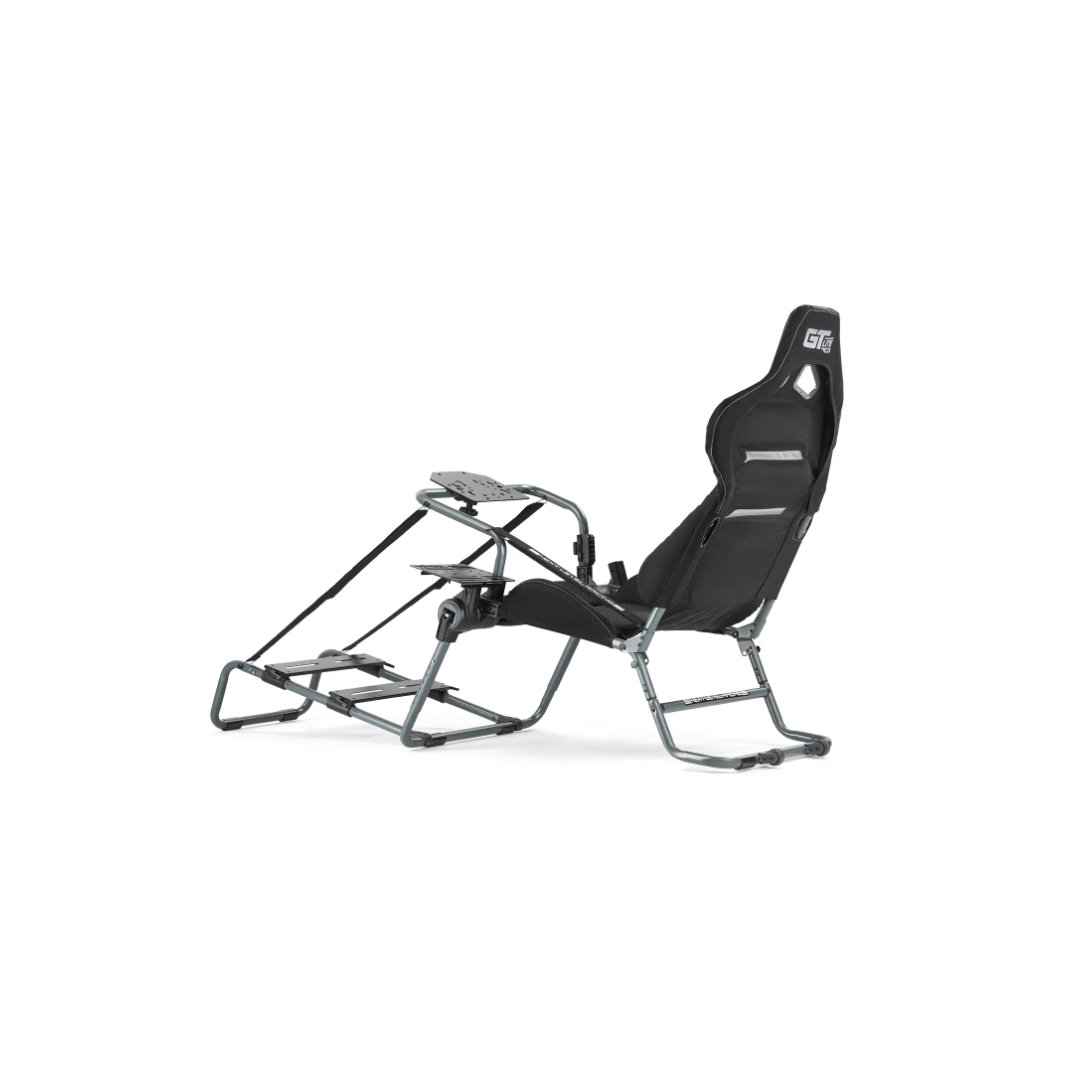 Next Level Racing GTLite Pro Carbon Grey Folding Cockpit – מבט מהצד