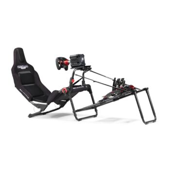 Next Level Racing Formula Lite Pro Cockpit – עם הגה ודוושות – מבט מהצד
