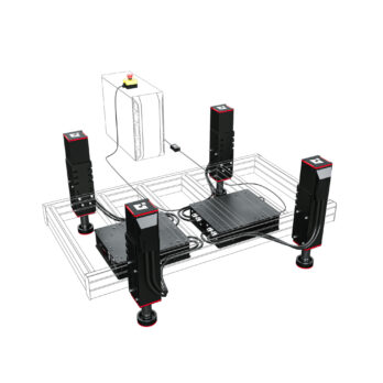 מערכת מושן Qubic QS-210 — תצורת 3DOF מלאה – תמונה 4
