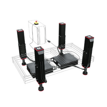 מערכת מושן Qubic QS-220 — תצורת 3DOF מלאה – תמונה 4