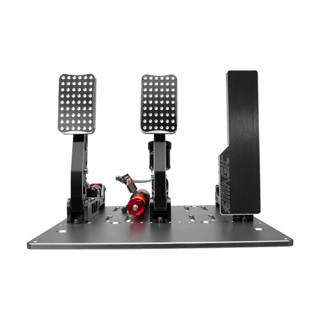 סט דוושות פורמולה הידראולי, תא כוח 200 ק"ג – Simagic P2000-S200RF – תמונה 3