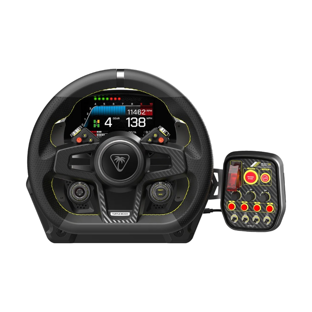 הגה Turtle Beach VelocityOne Race – עם דוושות ומסך RMD, ל-PC ול-Xbox – תמונה 3