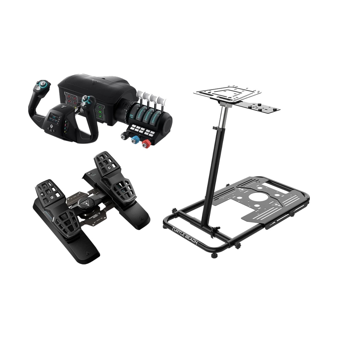 דוושות הגה טיסה Turtle Beach VelocityOne Rudder – ל-PC ול-Xbox – תמונה 4