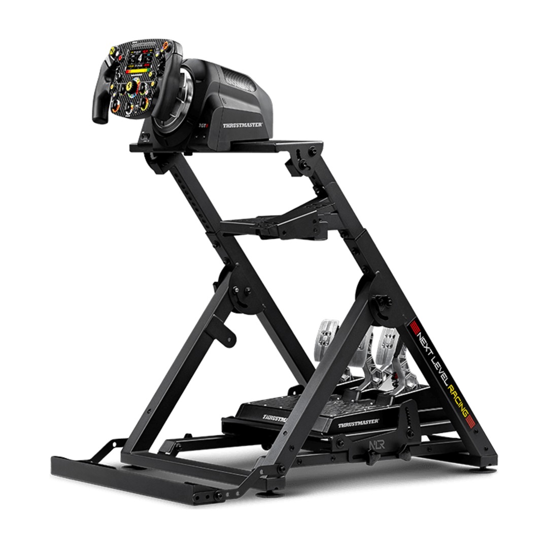 עמדת נהיגה מתקפלת Next Level Racing Wheel Stand 2.0 - עם הגה ודוושות ומחזיק שיפטר